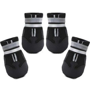 Dimicoo Winter Snow Dog Boots Neoprene Nonslip Rubber Sole Dog Shoes for small